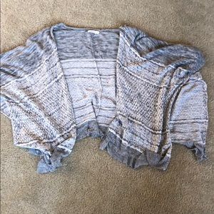 Grey cardigan